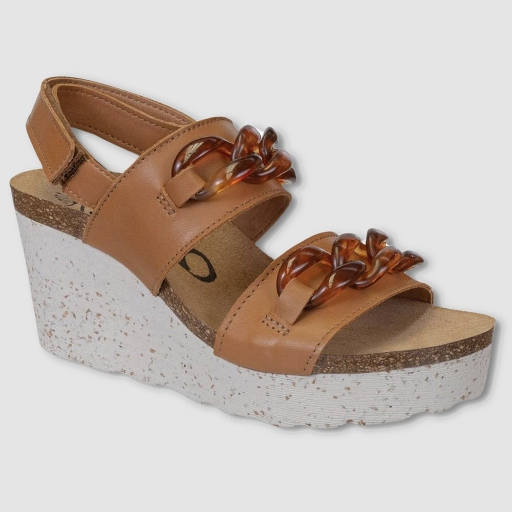 OTBT Fair Isle Platform Sandals - NWT Womens Size 9.5 Camel - #49253-ZZ5